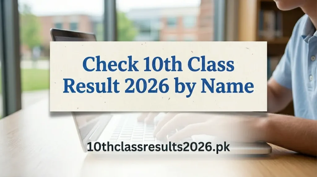 Check 10th Class Result 2026 by Name