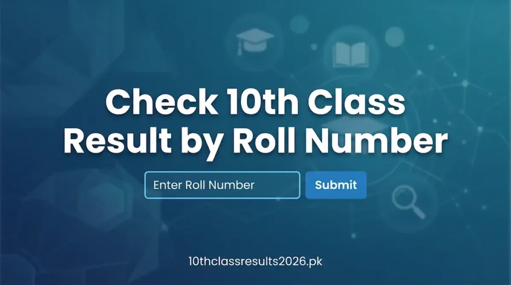 How to Check 10th Class Result by Roll Number