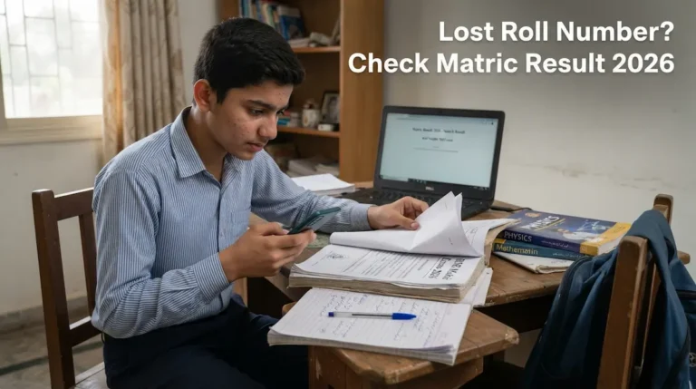 Lost Roll Number Find Your Matric Result in 2026 Now