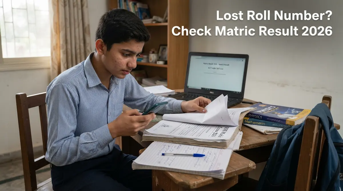 Lost Roll Number Find Your Matric Result in 2026 Now