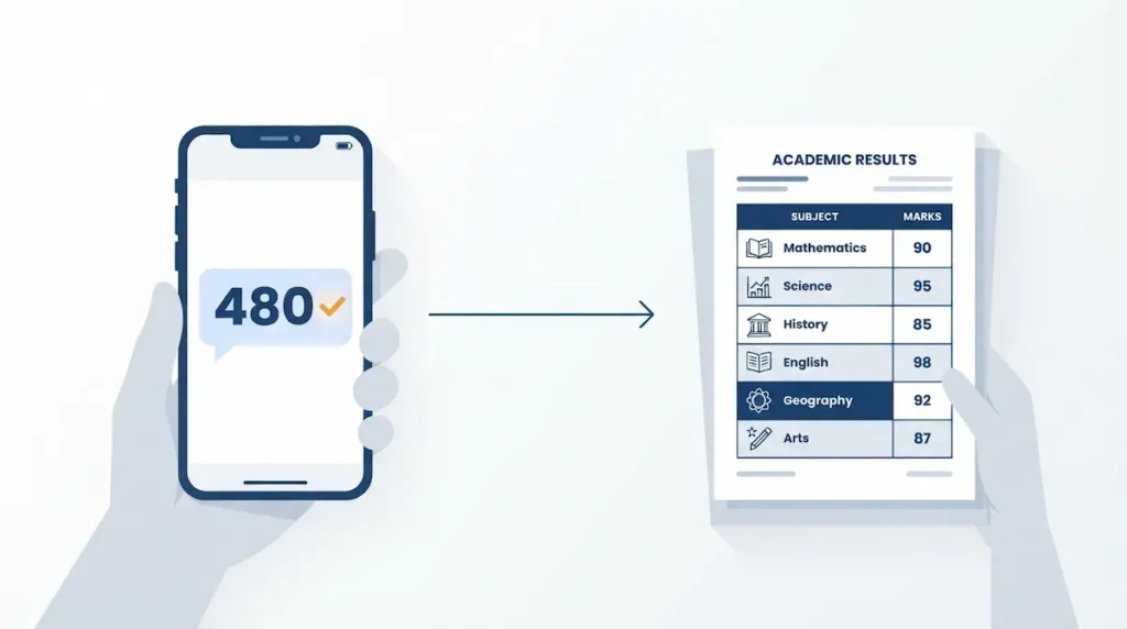 Subject-Wise Marks What Your SMS Result Really Shows