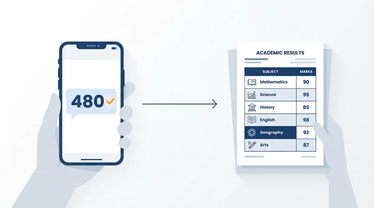 Subject-Wise Marks What Your SMS Result Really Shows