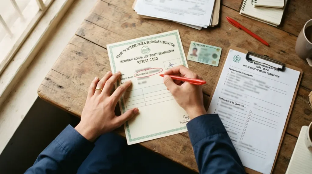 Wrong Name on Matric Result Card How to Fix It
