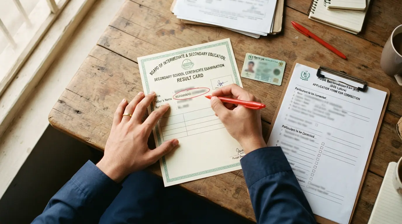 Wrong Name on Matric Result Card How to Fix It